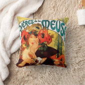 ムーサの枕のアルフォンス島のミュシャビール クッション (ブランケット)