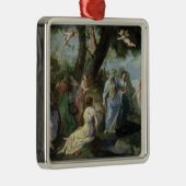 ムーサを持つMinerva メタルオーナメント (右)