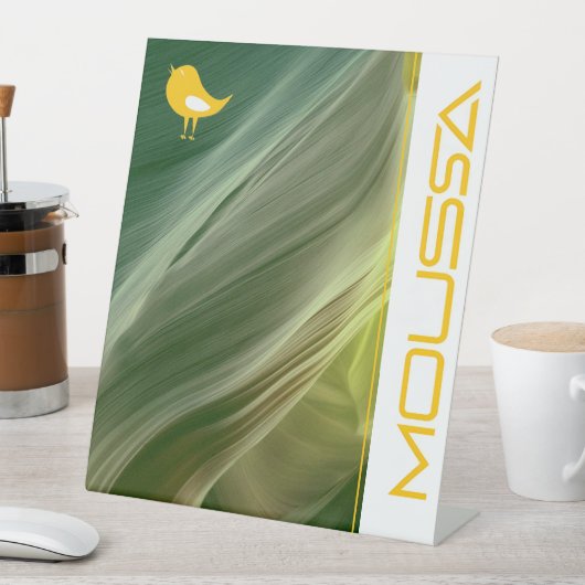 ムーサ 台座サイン (インサイチュ)