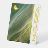 ムーサ 台座サイン (正面)