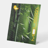 ムーサ 台座サイン (正面)