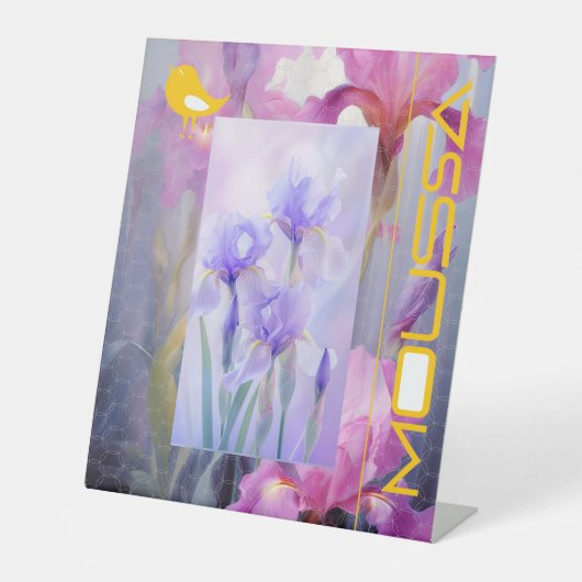 ムーサ 台座サイン (正面)