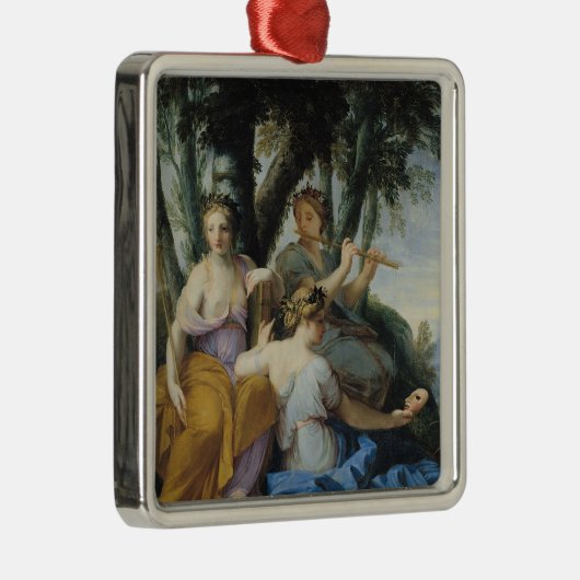 ムーサ、Clio、エウテルペおよびタリア、c.1652-55 メタルオーナメント (右)