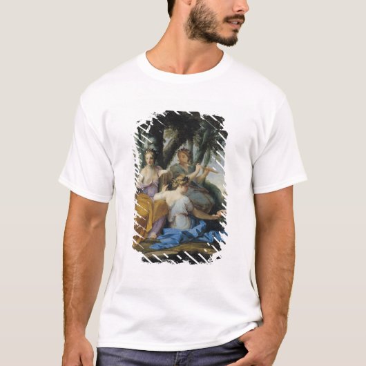 ムーサ、Clio、エウテルペおよびタリア、c.1652-55 Tシャツ (正面)