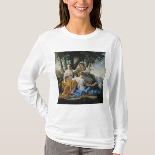 ムーサ、Clio、エウテルペおよびタリア、c.1652-55 Tシャツ (正面)