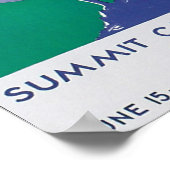 ムーシラウケ山ヴィンテージ旅行ポスター ポスター (角)