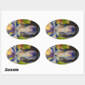 ムーシー・ムースさん 楕円形シール (シート)