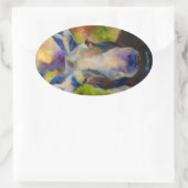 ムーシー・ムースさん 楕円形シール (バッグ)