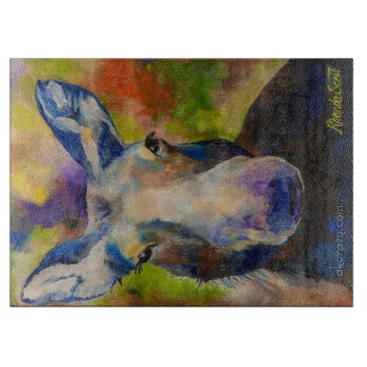 ムージー氏ムースガラスの切断板 カッティングボード (正面)