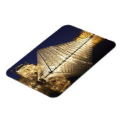 ムージー・デュのガラスのピラミッドの夜景 マグネット (左側)