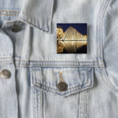 ムージー・デュのガラスのピラミッドの夜景 缶バッジ (インサイチュ)