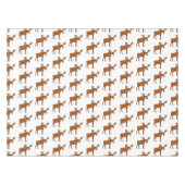 ムースおもしろいアニメイラストレーション テーブルクロス (正面(横))