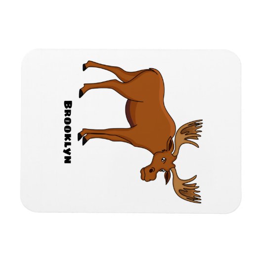 ムースおもしろいアニメイラストレーション マグネット (横)