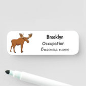 ムースおもしろいアニメイラストレーション 名札 (インサイチュ)