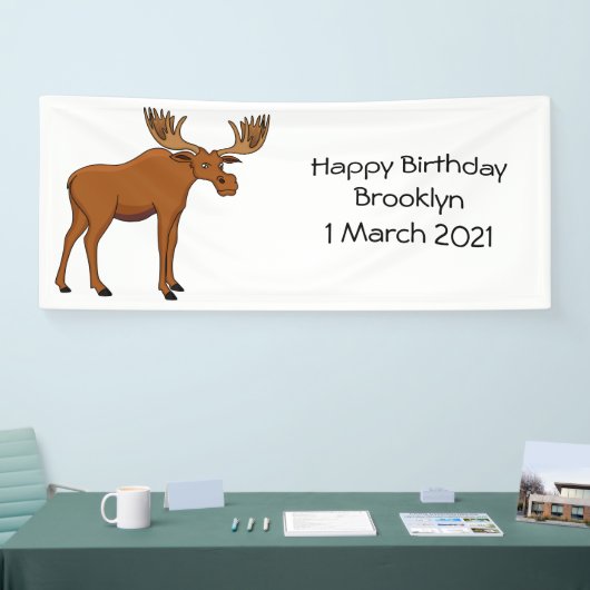 ムースおもしろいアニメイラストレーション 横断幕 (トレードショー)