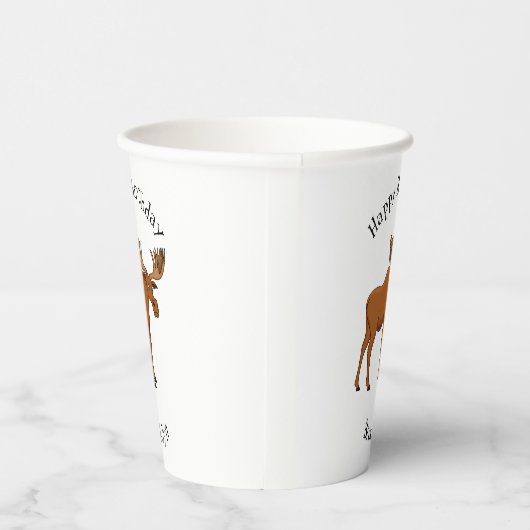 ムースおもしろいアニメイラストレーション 紙コップ (右)