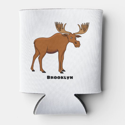 ムースおもしろいアニメイラストレーション 缶クーラー (正面)