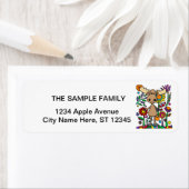 ムースおもしろいインフラワーガーデンアート抽象芸術 ラベル (インサイチュ)