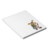 ムースおもしろいハイカー ノートパッド (アングル)