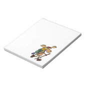 ムースおもしろいハイカー ノートパッド (回転)