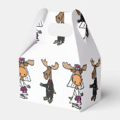 ムースおもしろい新郎新婦 フェイバーボックス (裏面サイド)