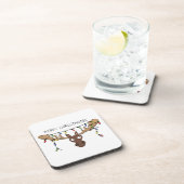 ムースかわいいおもしろいクリスマス コースター (右側)