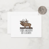 ムースが緩い ノートカード (正面/裏面インサイチュ)