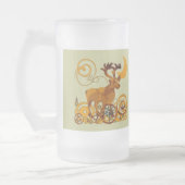 ムースすり付きマグカップ フロストグラスビールジョッキ (左)