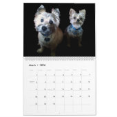 ムースとバーニーの年 カレンダー (3月 2026)