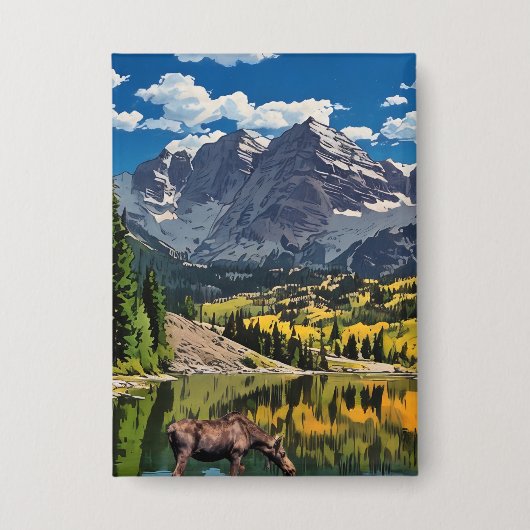 ムースとマルーンの鐘 缶バッジ (正面)