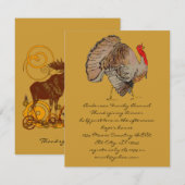 ムースのクリスマス 招待状 (正面/裏面)