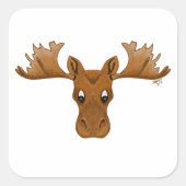 ムースのシール,漫画のスケッチ スクエアシール (正面)