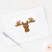 ムースのシール,漫画のスケッチ スクエアシール (封筒)