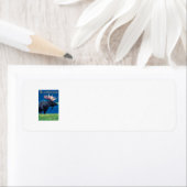 ムースの夜 – モンタナの西イエローストーン ラベル (インサイチュ)