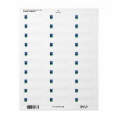 ムースの夜 – モンタナの西イエローストーン ラベル (フルシート)