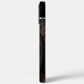 ムースの木彫りアート Case-Mate iPhoneケース (裏面 / 左)