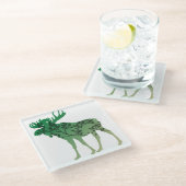 ムースの木 ガラスコースター (アングル)