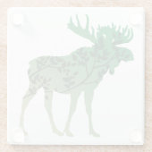 ムースの木 ガラスコースター (裏面)