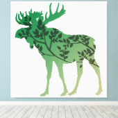 ムースの木 キャンバスプリント (インサイチュ (ウッドフロア))