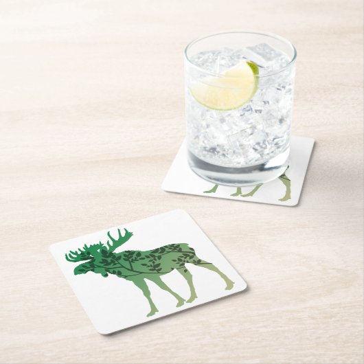 ムースの木 スクエアペーパーコースター (インサイチュ)