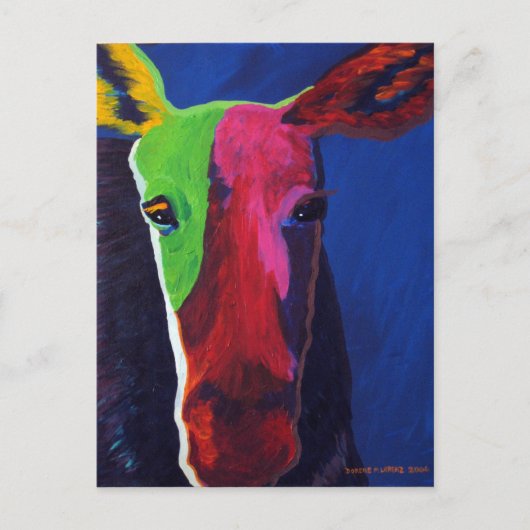 ムースはがき ポストカード (正面)