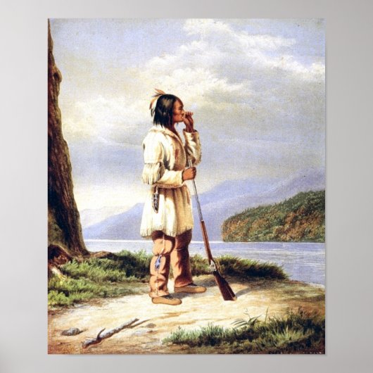 ムースを呼ぶヒューロン・ウェンダット・ハンター ポスター (正面)