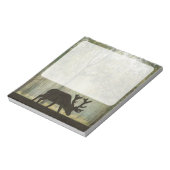 ムースインフォレストイラストレーション ノートパッド (回転)