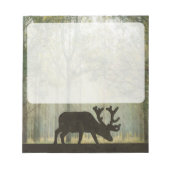 ムースインフォレストイラストレーション ノートパッド (正面)