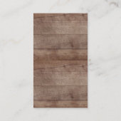 ムースウッドランドベビーシャワーおむつラッフルチケット エンクロージャーカード (裏面)