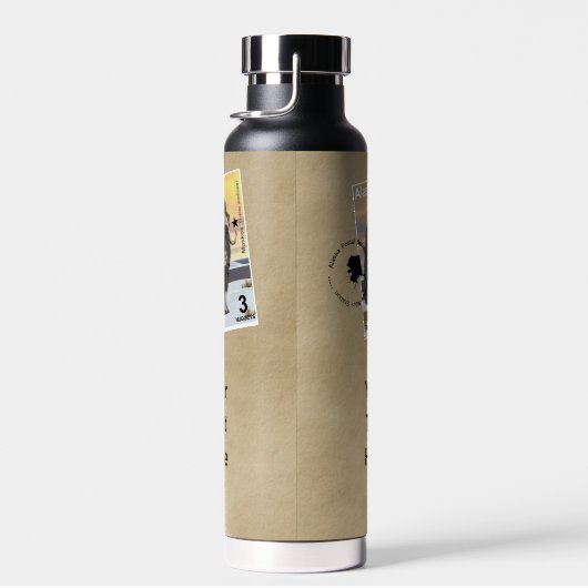 ムースオックススタンプの記念品 ウォーターボトル (右面)