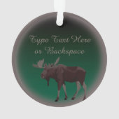 ムースオーナメントムースアートクリスマスデコレーション オーナメント (裏面)