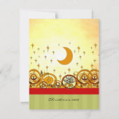 ムースクリスマスディナー招待状&パーティー招待状 招待状 (裏面)