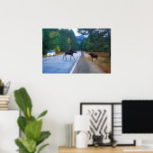 ムースクロッシングKancamagus高速道路 ポスター (ホームオフィス)