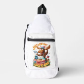 ムースシェフ料理アップアストーム スリングバッグ (正面)